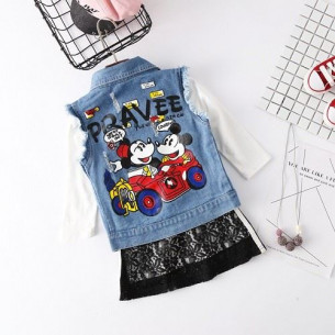 Джинсовая детская куртка 2