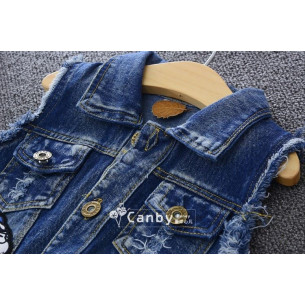 Джинсовая куртка KJ12 для детей 2