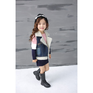 Джинсовая жилетка KJ09 2