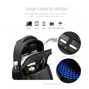 Рюкзак Tigernu TB3204 Black 2